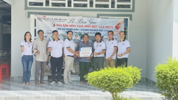 HỘI KẾT CẤU THÉP MIỀN NAM - SSA XÓA NHÀ TẠM, NHÀ DỘT NÁT NĂM 2025