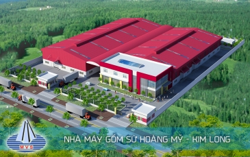 Nhà máy gốm sứ Kim Long - Hoàn Mỹ