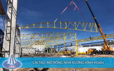 Cải tạo mở rộng nhà xưởng Vĩnh Hoàn