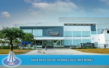 Nhà kho dược công ty dược Hoàng Đức mở rộng