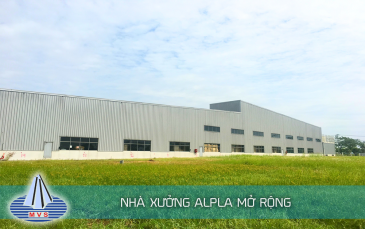 Nhà xưởng Alpla mở rộng