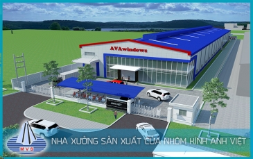 Nhà máy sản xuất cửa nhôm kính Anh Việt
