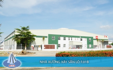 Nhà xưởng xây sẵn lô F.01B