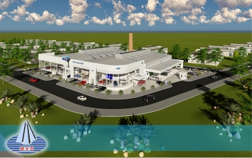 Phòng trưng bày và xưởng dịch vụ ô tô Bình Thuận Ford